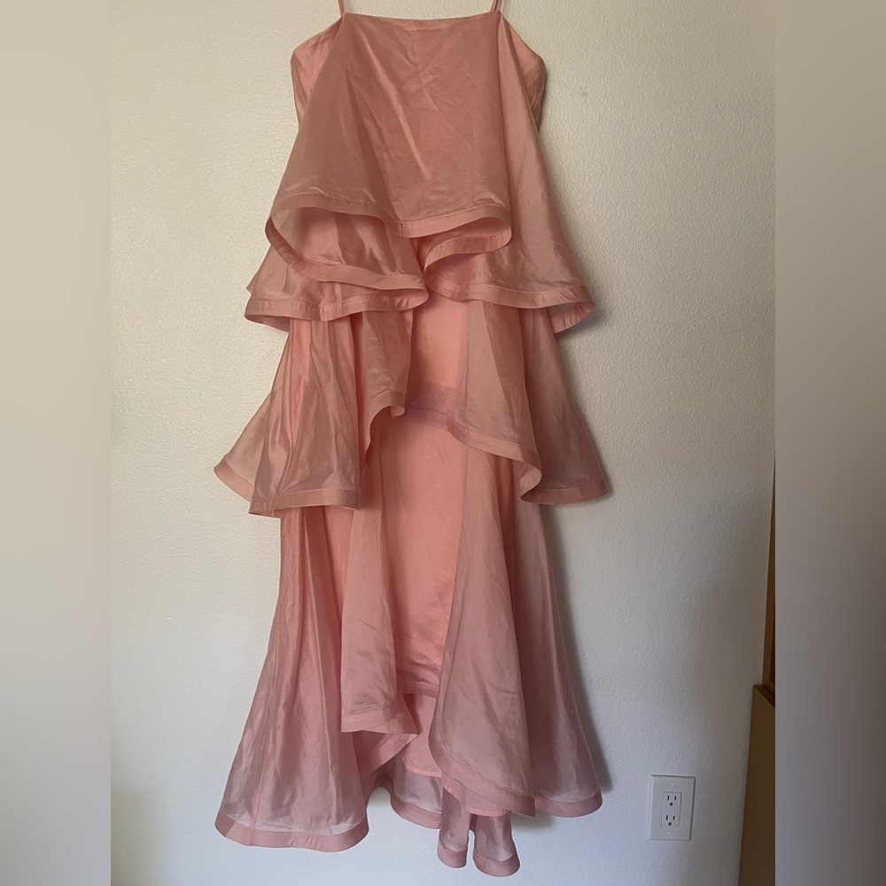 Tilly Tiered Maxi Dress in Pink | Size L | NWOT - Picture 4 of 9